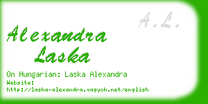 alexandra laska business card